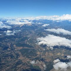 Flugwegposition um 15:19:46: Aufgenommen in der Nähe von Département Hautes-Alpes, Frankreich in 5288 Meter